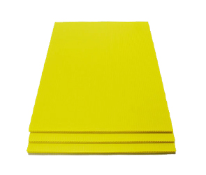 黄色中空板